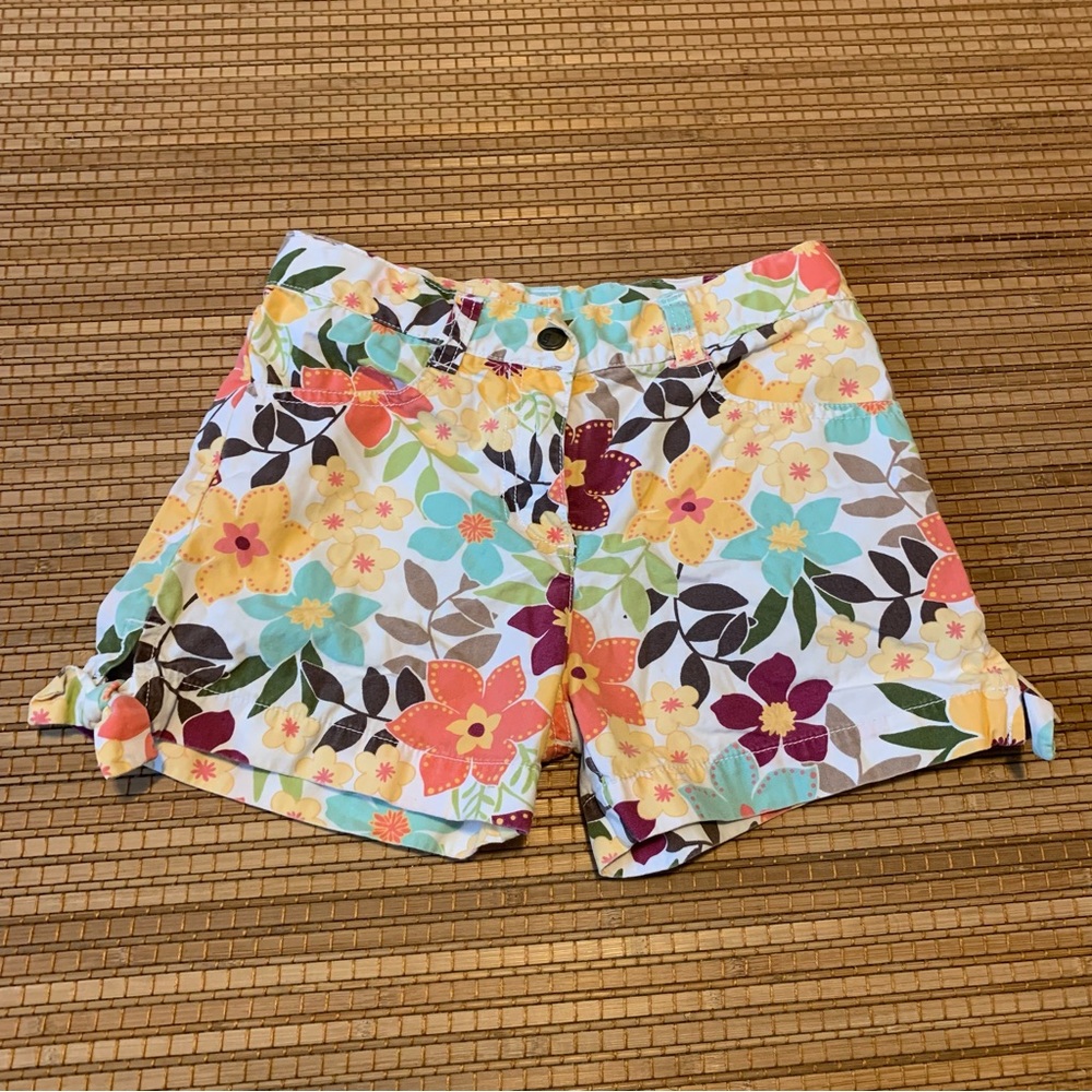 Gymboree floral shorts size 8